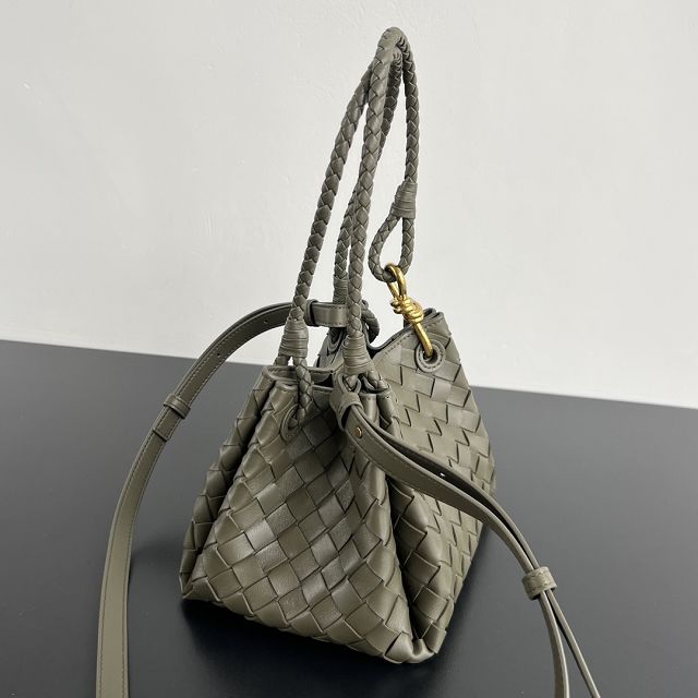 BV original lambskin small campana bag 796569 cypress