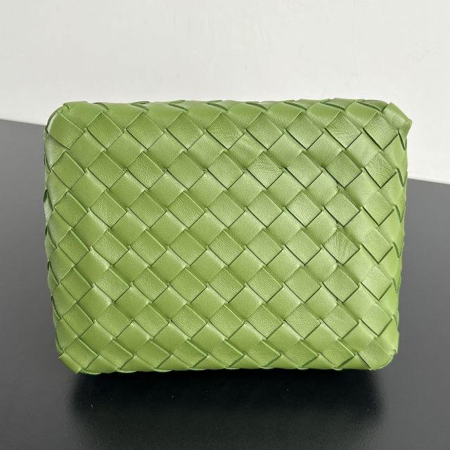BV original lambskin small campana bag 796569 matcha