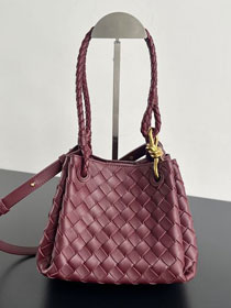 BV original lambskin small campana bag 796569 barolo