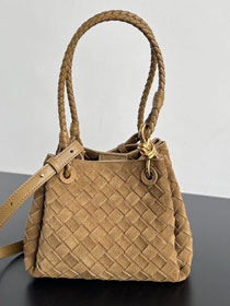 BV original suede small campana bag 796569 mustard