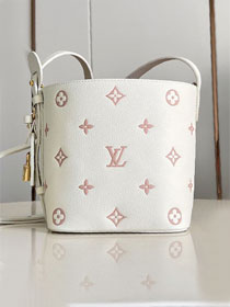Louis vuitton original calfskin all in BB handbag M28315 milky 