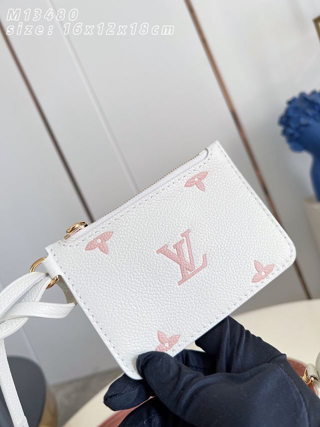 Louis vuitton original calfskin all in BB handbag M28315 milky 