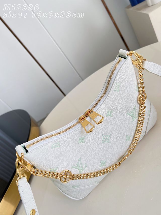 Louis vuitton original calfskin boulogne pm M27571 milky&green