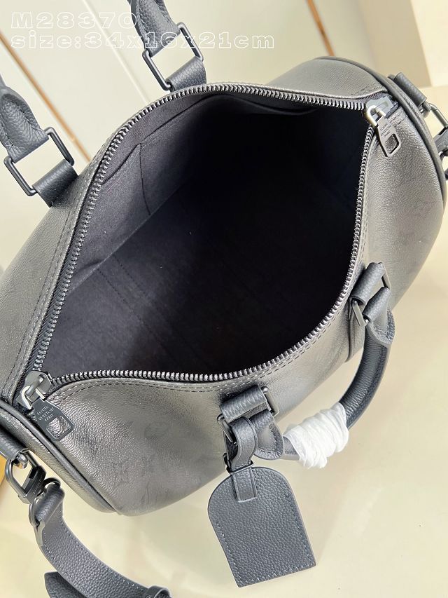 Louis vuitton original monogram eclipse keepall 35 M28370 black