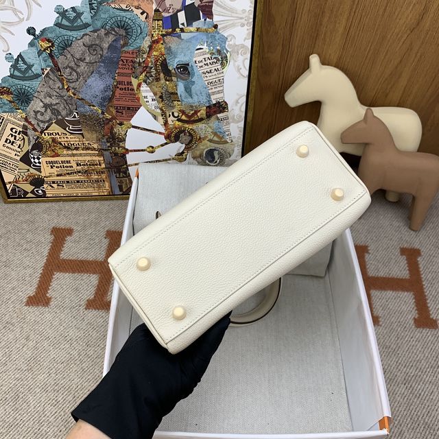 Hermes original togo leather kelly 28 bag K28 nata