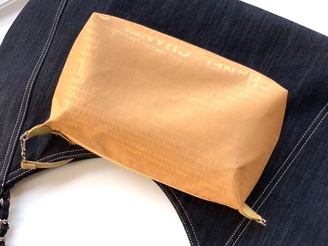 CC original denim medium tote bag AS2137 dark blue