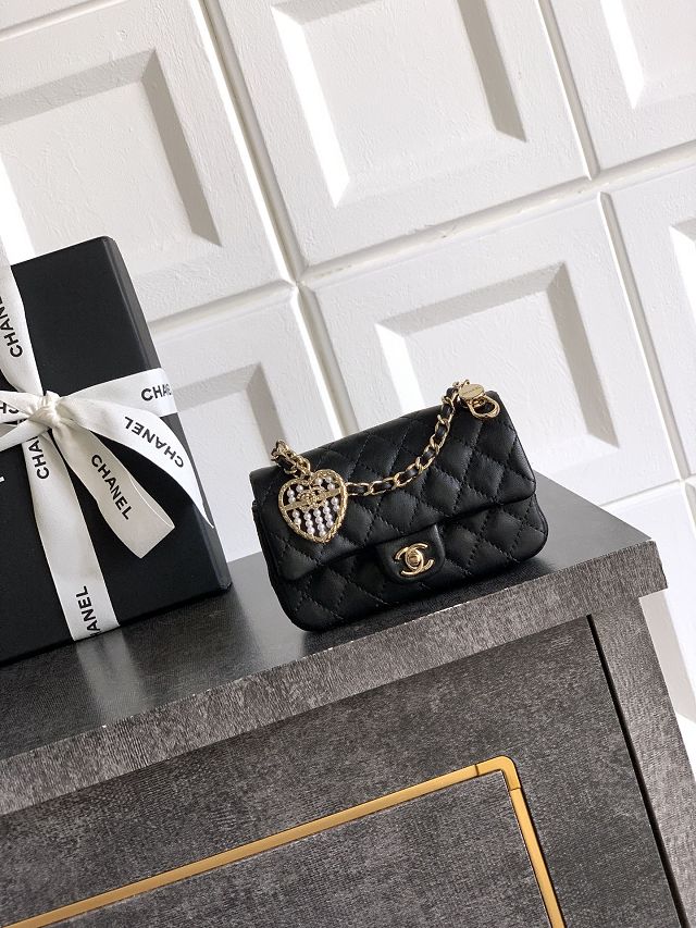 CC original lambskin bag charm AP4986