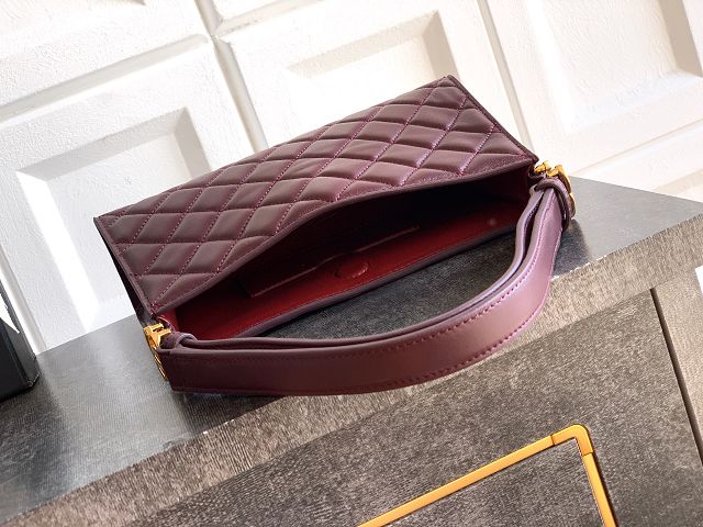 CC original lambskin shoulder bag AS6045 bordeaux