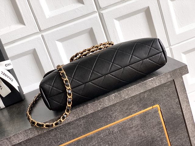 CC original calfskin medium handbag AS5896 black