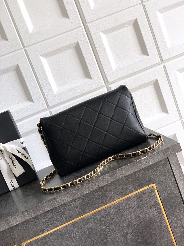 CC original calfskin small handbag AS5895 black