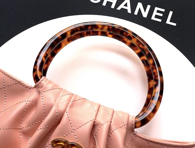 CC original lambskin medium hobo bag AS6010 pink