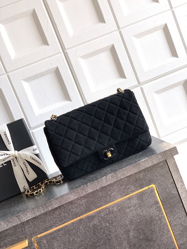 CC original suede calfskin medium flap bag AS5987