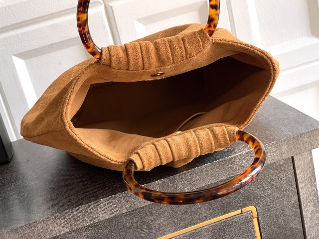 CC original suede calfskin medium hobo bag AS6010 brown