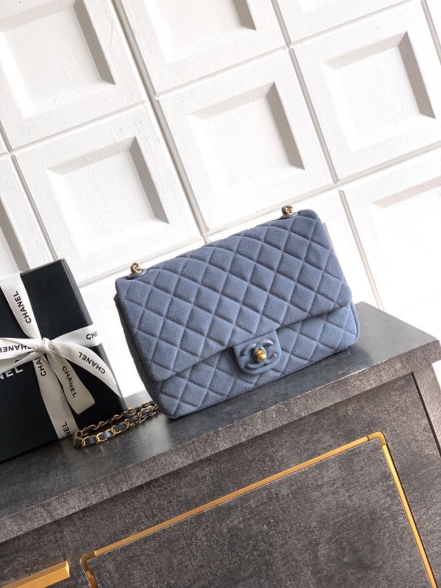 CC original suede calfskin small flap bag AS5991