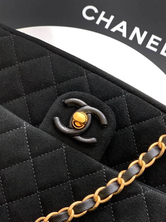 CC original suede calfskin small flap bag AS5991