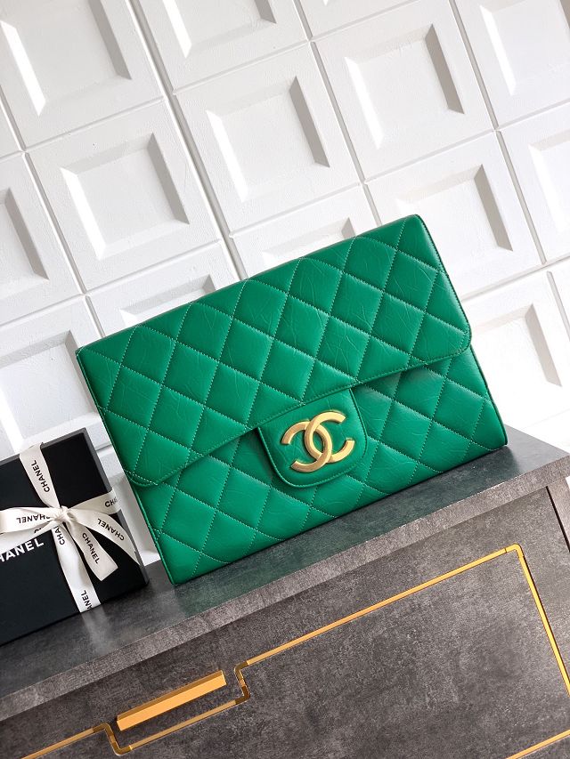 CC original aged calfskin clutch AP5213