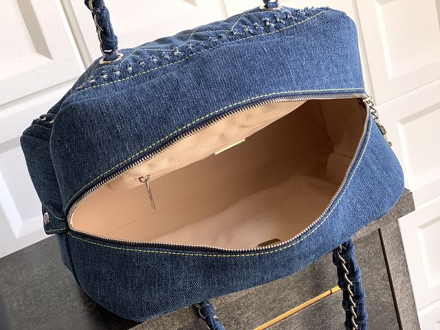 CC original denim medium bowling bag AS2181 blue