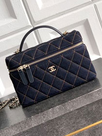 CC original denim vanity with chain AP4385 blue