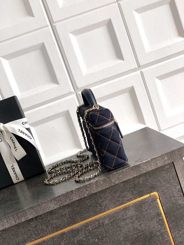 CC original denim vanity with chain AP4385 blue