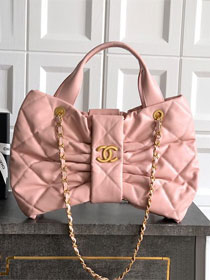 CC original lambskin large handbag AS5851 pink