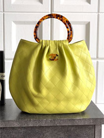 CC original lambskin medium hobo bag AS6010 yellow
