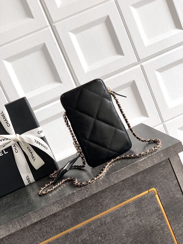 CC original lambskin phone holder AP5216 black