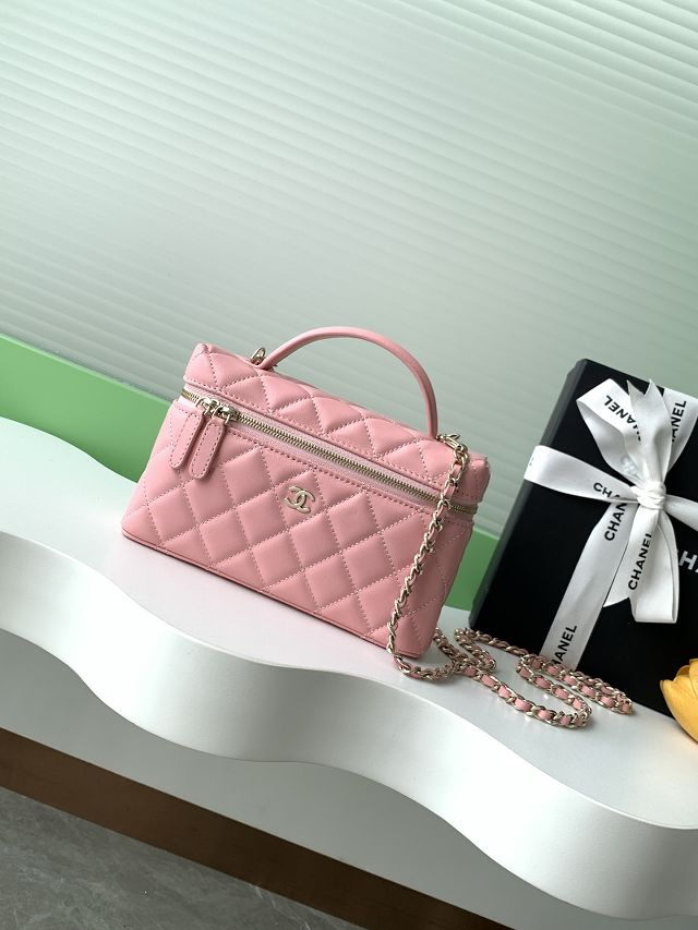 CC original lambskin vanity with chain AP4385 grey