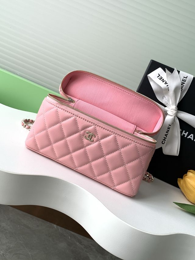 CC original lambskin vanity with chain AP4385 grey