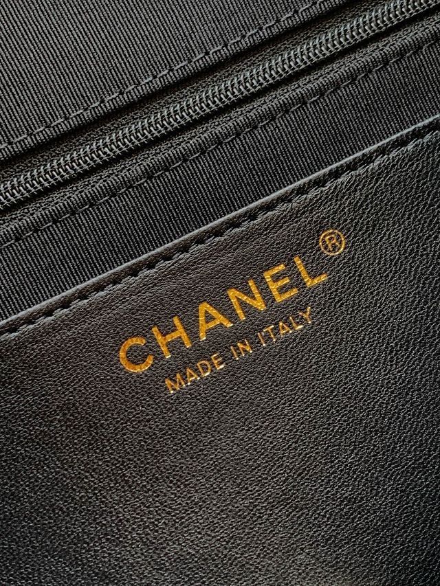 CC original suede calfskin large hobo bag AS5978 black