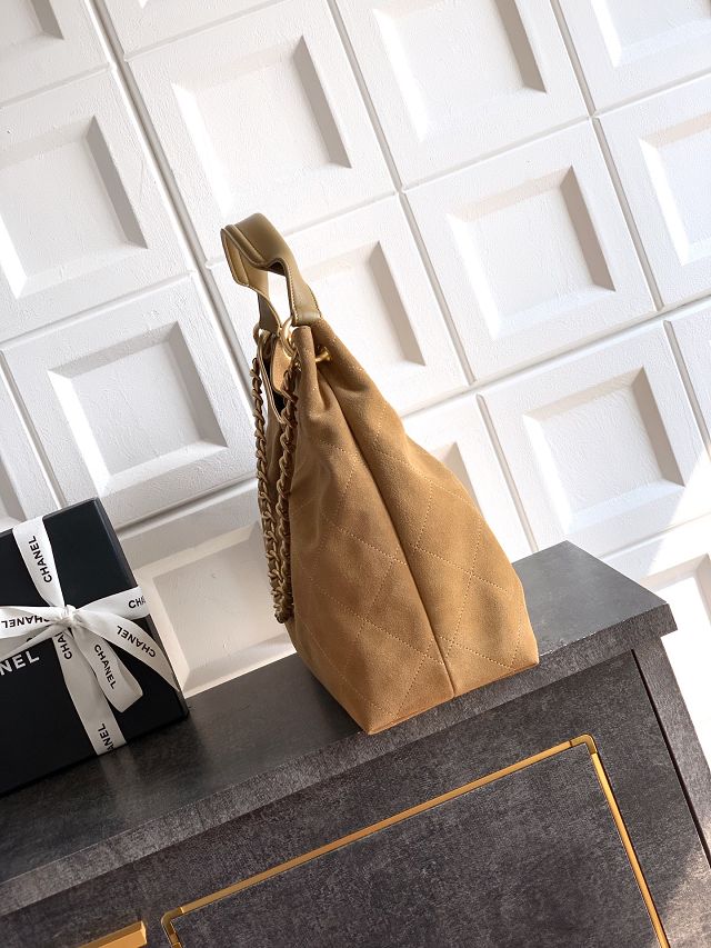 CC original suede calfskin large hobo bag AS5978 brown