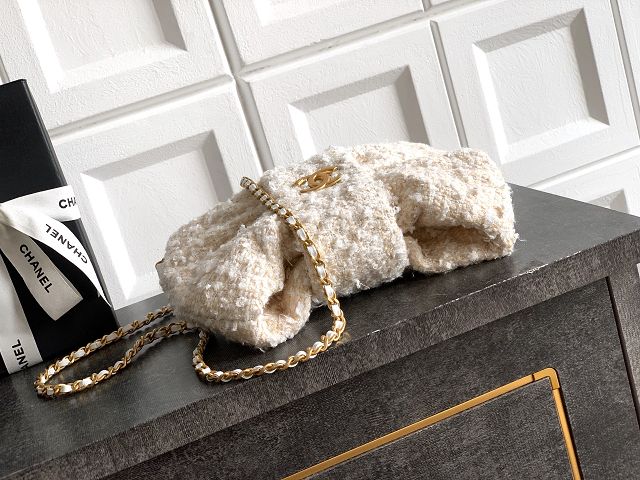 CC original tweed small handbag AS5849 beige