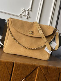 CC original suede calfskin hobo bag AS5883 brown
