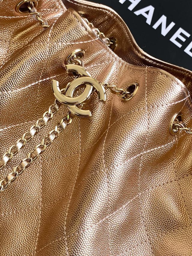 CC original grained calfskin 25 medium handbag AS5311 rose gold