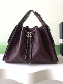 CC original grained calfskin 25 small handbag AS5293 burgundy
