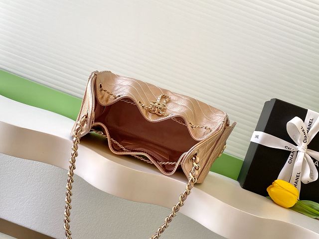 CC original grained calfskin 25 small handbag AS5293 rose gold