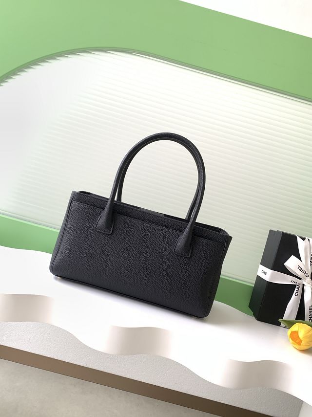 CC original grained calfskin small tote bag AS2156 black