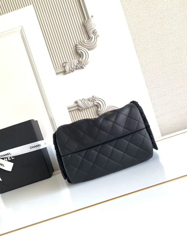 CC original lambskin 25 small handbag AS5293 black