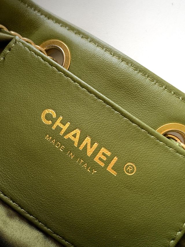 CC original suede calfskin 25 mini handbag AS5631 green