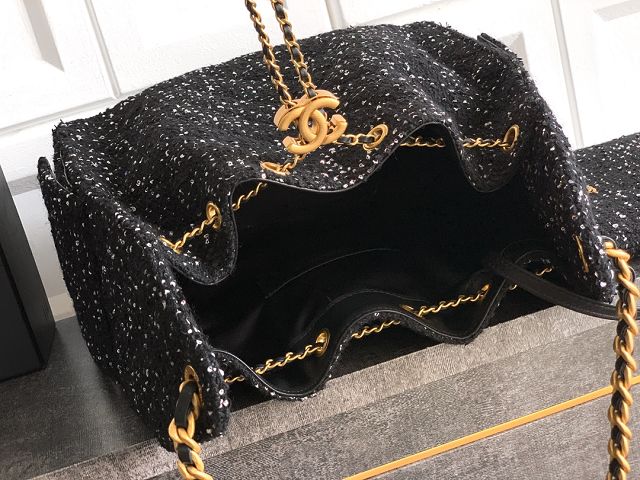 CC original tweed 25 medium handbag AS5311 black