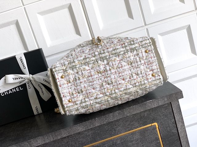 CC original tweed 25 small handbag AS5293 white