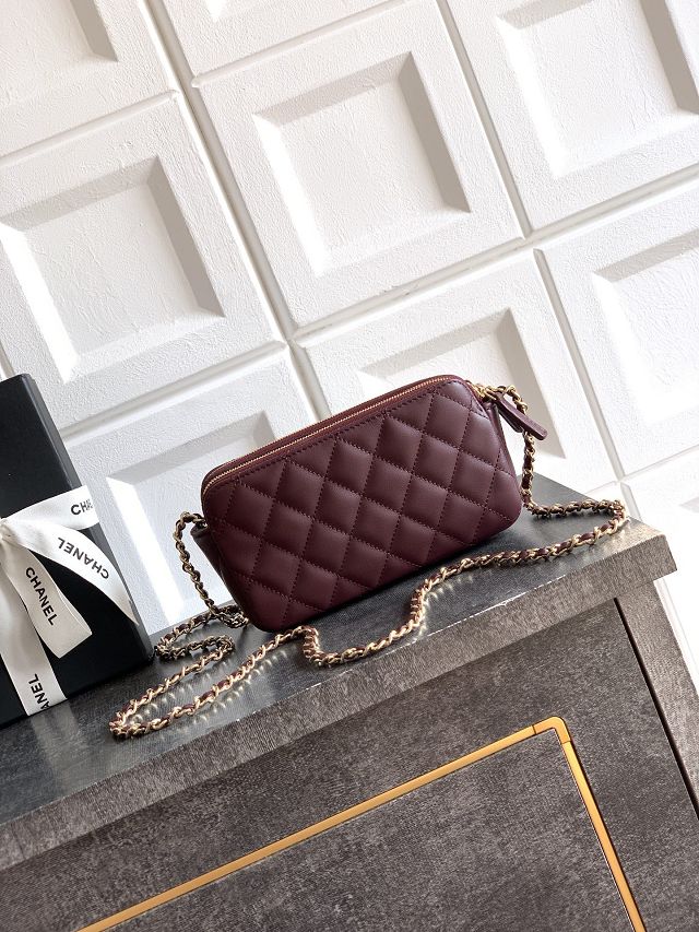 CC original grained calfskin vanity with chain AP4670 