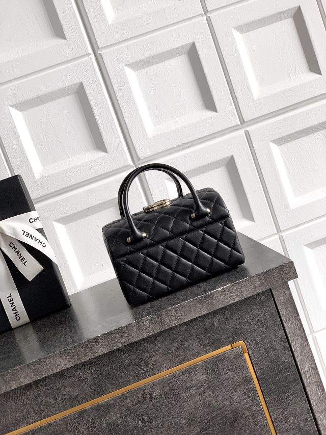 CC original lambskin jewelry case AP5027 black