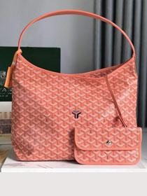 Goyard original canvas boheme hobo bag GY0094 coral