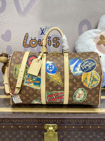 Louis vuitton original monogram canvas keepall 50 M25002  