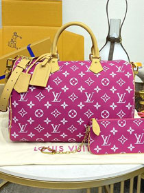 Louis vuitton original soft calfskin speedy P9 40 M11563 agate pink