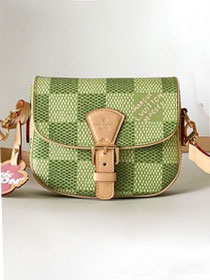 Louis vuitton original monogram canvas montsouris messenger PM N40665 green