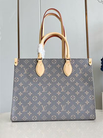 Louis vuitton original monogram canvas onthego MM M12415 grey