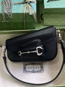 GG original calfskin horsebit 1955 mini shoulder bag 774209 black