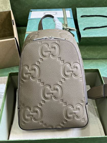 GG original calfskin mini crossbody bag 766937 grey