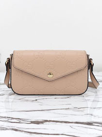 GG original calfskin super mini shoulder bag 772794 light beige